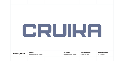 Cruika Font Poster 1