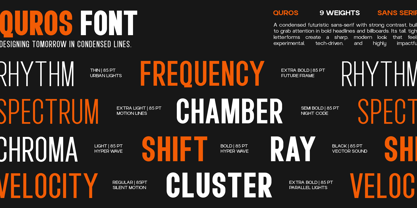 RCL Quros Font Poster 9