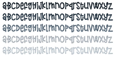 ZP Bootlegger Berry Font Poster 7