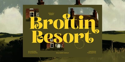Broftin Resort Font Poster 1