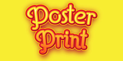 Poster Print Font Poster 4
