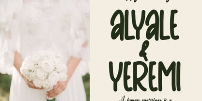 Alyale Font Poster 2