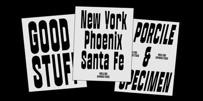 Porcile Font Poster 7