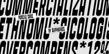 Porcile Font Poster 6