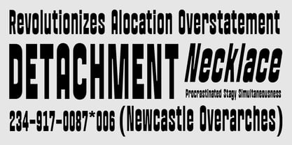 Porcile Font Poster 8
