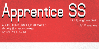 Apprentice SS Font Poster 1