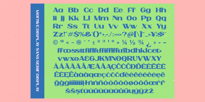 Mofiwe Font Poster 12