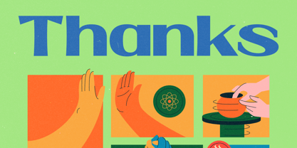 Mofiwe Font Poster 15