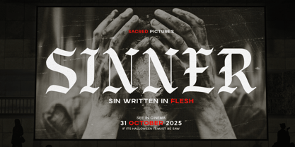 Los Reyes Font Poster 2