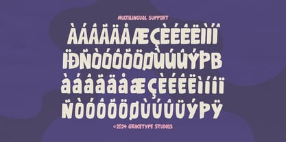 Wubbo Jumble Font Poster 12