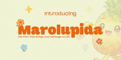 Marolupida Font Poster 1