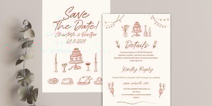 Royal Spark Italic Font Poster 7