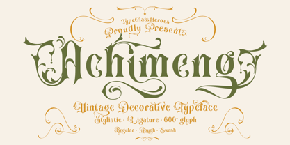 Achimeng Font Poster 1