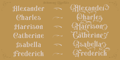 Achimeng Font Poster 4