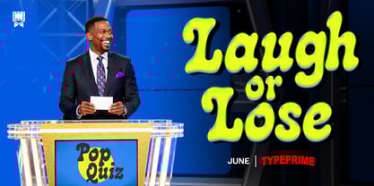 Late Laughs Font Poster 4