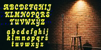 Late Laughs Font Poster 3