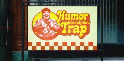 Late Laughs Font Poster 8