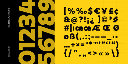 Ringan Font Poster 11