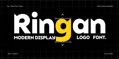 Ringan Font Poster 1