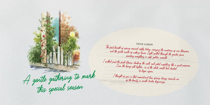 Norayne Adriella Font Poster 5