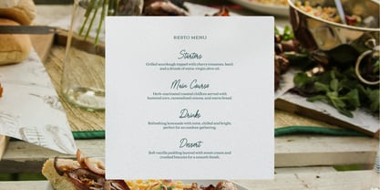 Norayne Adriella Font Poster 3