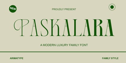 AT Paskalara Font Poster 1
