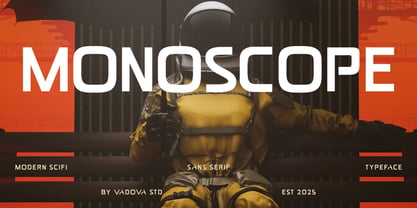 Monoscope Font Poster 1