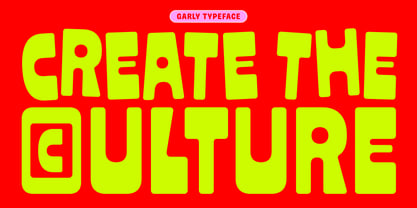 TNSC Garly Font Poster 14