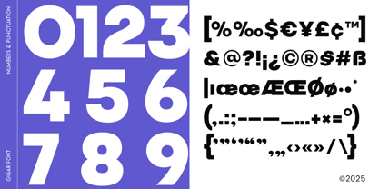 Gigar Font Poster 10