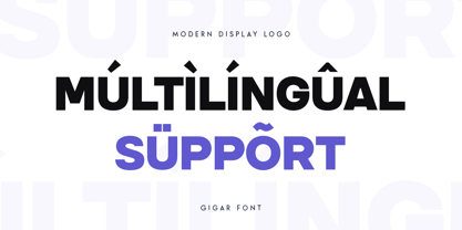 Gigar Font Poster 12