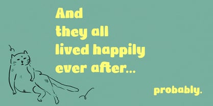 Lemon Taste Font Poster 7