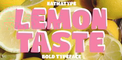Lemon Taste Font Poster 1