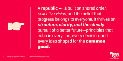 Republicana Font Poster 11