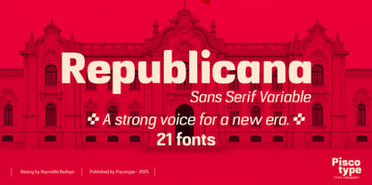 Republicana Font Poster 1