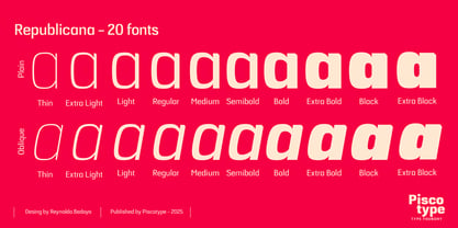Republicana Font Poster 5