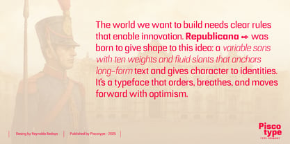 Republicana Font Poster 7