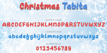 Christmas Tabita Font Poster 5