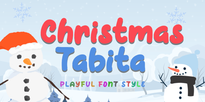 Christmas Tabita Font Poster 1