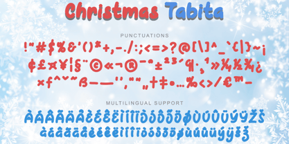 Christmas Tabita Font Poster 6