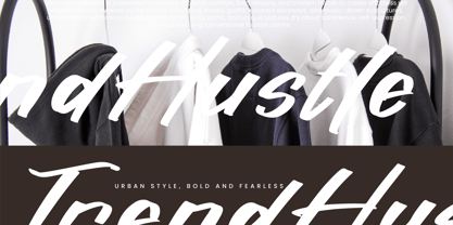 Bravery Horyzon Font Poster 2