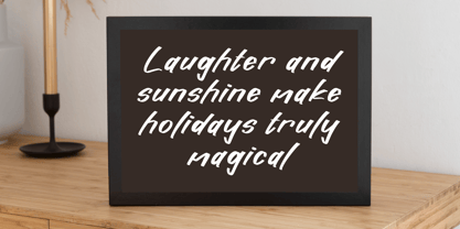 Bravery Horyzon Font Poster 3