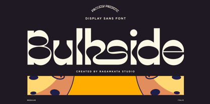 Bulkside Font Poster 1