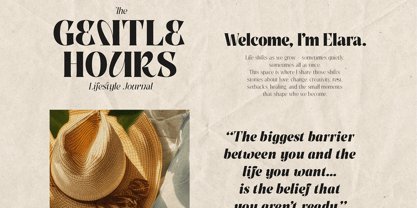 Pure Motif Variable Font Poster 2
