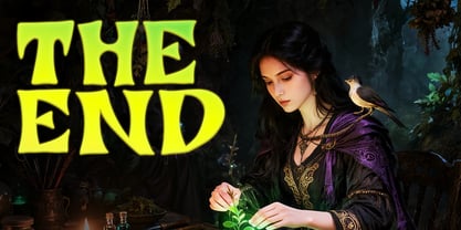 Twilight Witch Font Poster 12