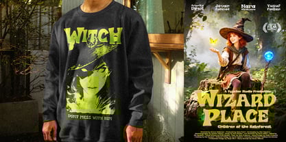 Twilight Witch Font Poster 11