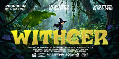 Twilight Witch Font Poster 4