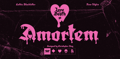 Amortem Font Poster 1