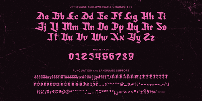 Amortem Font Poster 3