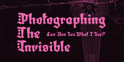 Amortem Font Poster 14