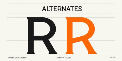 Lorine Font Poster 14